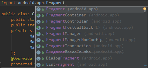 android.app包下的Fragment*